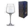 Engraved 350ml Aurum White Wine Glass With Gift Box