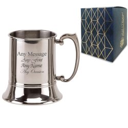 Engraved 17oz Stainless Steel Tankard