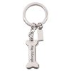 Engraved Bone Keyring