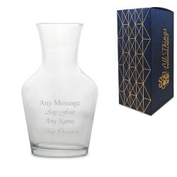 Engraved 500ml A Vin Carafe or Vase