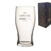 Engraved Pint Glass Name's Gamer Fuel Design, Gift Boxed, Personalise with any name for any gamer
