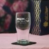Engraved Pint Glass 20oz With  Mum You Rock Design Gift Boxed