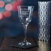 Engraved 250ml Tromba White Wine Glass with Gift Box
