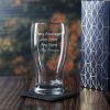 Engraved 580ml Tulip Pint Beer Glass with Gift Box