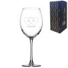 Engraved Valentines Day Enoteca Wine Glass, Gift Boxed