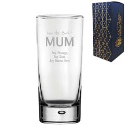 Engraved Mothers Day Bubble Hiball, Gift Boxed