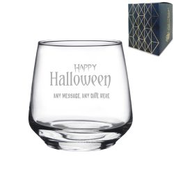 Engraved Happy Halloween Tallo Tumbler, Gift Boxed