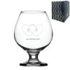 Engraved Valentines Day Bistro Brandy, Gift Boxed