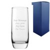 Engraved Bolero Beer Glass 11.25oz/332ml, Any Message
