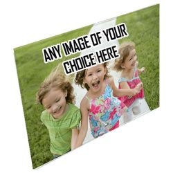 Printed Toughened Glass Landscape Photo Frame - Add any image of your choice
