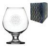 Engraved Commemorative Coronation of the King Brandy Cognac Glass