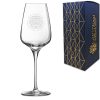 Engraved Commemorative Coronation of the King Red Wine Glass