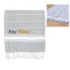 Personalised Turkish Style Cotton Grey Towel