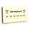 Personalised Novelty Cream 6 hook key holder - Cross keys