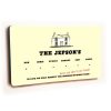 Personalised Novelty Cream 6 hook key holder - House