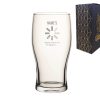 Engraved Pint Glass With Name Restoration in Progress , Gift Boxed, Personalise with any name for any gamer