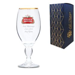 Engraved Stella Pint Glass 20oz