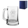 Engraved  Tankard Beer Mug Stein Happy 20,30,40,50... Birthday Classic Design Gift Boxed