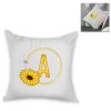Personalised Cushion - Flower and Bee Design