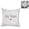 Personalised Cushion - Name with Heart Design