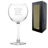 Engraved 20oz Reserva Balloon Glass with Gift Box