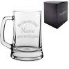 Engraved Beer Mug with My Favourite Child gave me this glass design