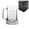 Engraved 14oz Tankard Beer Mug