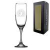 Engraved Champagne Flute with Best Mum Ever Design