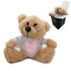 Soft Light Brown Teddy Bear Toy with T-shirt with Forever My Always Design