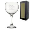 Engraved Gin Balloon with You & Me, together forever Design