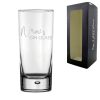 Engraved Bubble Hiball with Name's Gin Glass Design