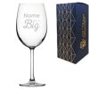 Engraved Giant Wine Glass with Name likes it Big Design