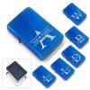 Personalised painted blue lighter with choice of Initial and Name