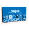 Personalised Novelty 6 hook key holder - Blue squares