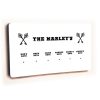 Personalised Novelty White 6 hook key holder - Cross keys