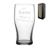Engraved Novelty Pint Glass With Gift Box