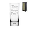 Engraved Funny "Name, How you doin'?" Novelty Hiball Tumbler With Gift Box