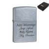 Engraved Street Chrome Zippo, Official Zippo lighter