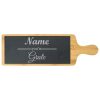 Engraved Bamboo and Slate Cheeseboard with Name you're Grate Design