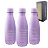Engraved Purple 350ml Thermal Bottle