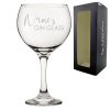 Engraved Name's Gin Glass Gin Balloon