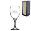 Engraved Wine Glass 12oz With Love You Mum Design Gift Boxed