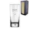 Engraved Hiball 13oz Glass With Mum You Rock Design Gift Boxed