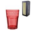 Engraved 365ml Red Coloured Highball Glass with Gift Box