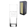 Engraved 315ml Tall Highball Glass with Gift Box