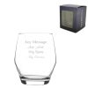 Engraved 370ml Ella Whisky Glass with Gift Box