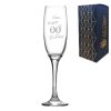 Engraved  Champagne Flute Happy 20,30,40,50... Birthday Speckled