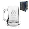 Engraved  Tankard Beer Mug Stein Happy 20,30,40,50... Birthday Classic Design Gift Boxed