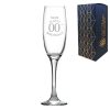 Engraved  Champagne Flute Happy 20,30,40,50... Birthday Classic