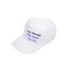 Printed White Baseball Cap, Any Message, Any Colour, Adjustable Size